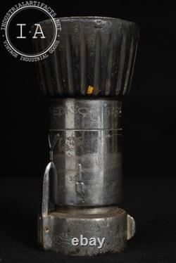 Buse de tuyau d'incendie en acier réglable vintage Buse de tuyau d'incendie en acier réglable vintage