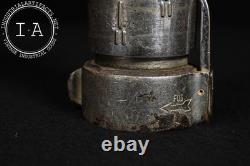 Buse de tuyau d'incendie en acier réglable vintage