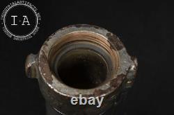 Buse de tuyau d'incendie en acier réglable vintage