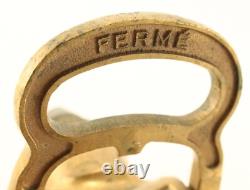 Buse de tuyau d'incendie en bronze/laiton français des années 1930, A. Dubois Brevete
