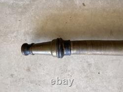 Buse de tuyau d'incendie en cuivre et laiton de style vintage antique, voir les photos