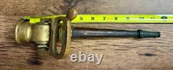Buse de tuyau d'incendie en laiton Akron Ball vintage