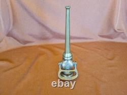 Buse de tuyau d'incendie en laiton Colt antique 12,5