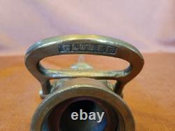 Buse de tuyau d'incendie en laiton Colt antique 12,5