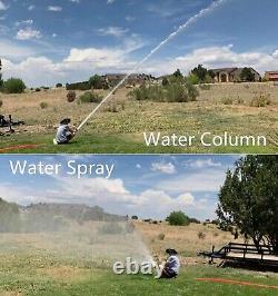 Buse de tuyau d'incendie en laiton NPT 1,5 professionnelle pour usage jardin et pompier