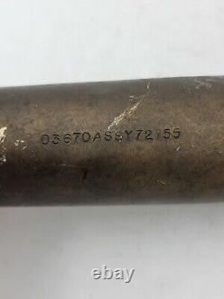 Buse de tuyau d'incendie en laiton antique 9,5 pouces de haut MARQUE INCONNUE