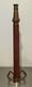 Buse De Tuyau D'incendie En Laiton Enveloppée De Tissu Rouge Vintage Powhatan B & I Works U. S. A