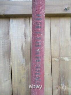 Buse de tuyau d'incendie en laiton rouge vintage ANTIQUE 30 1/2