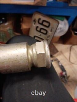 Buse de tuyau d'incendie en laiton vintage