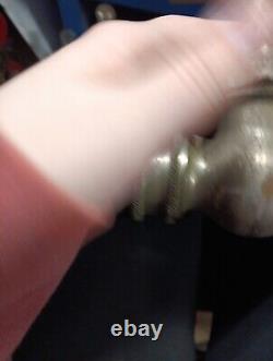 Buse de tuyau d'incendie en laiton vintage