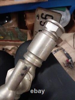 Buse de tuyau d'incendie en laiton vintage