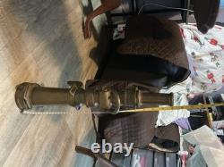 Buse de tuyau d'incendie en laiton vintage Larkin
