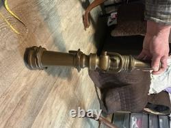 Buse de tuyau d'incendie en laiton vintage Larkin