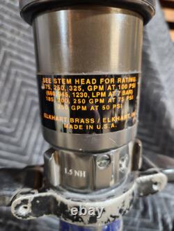 Buse de tuyau d'incendie réglable Elkhart Brass Chief 1.5NH 75-325 GPM 4000-22 AC