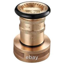 Buse de tuyau d'incendie variable du fabricant, à vissage, en laiton 6AKC3 Fabricant variable 6AKC3