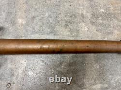Buse de tuyau d'incendie vintage antique en laiton massif HB Sherman MFG Co à alésage lisse