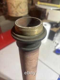 Buse de tuyau d’incendie vintage en laiton à 30 positions – ancien tuyau de pompier