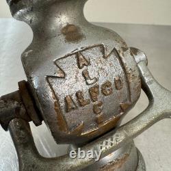 Buse de tuyau de camion de pompier ALFCO en laiton nickelé VTG, métal, 9 pouces de long