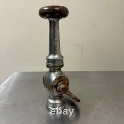 Buse de tuyau de camion de pompier ALFCO en laiton nickelé VTG, métal, 9 pouces de long