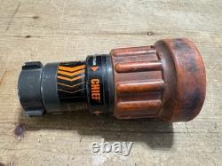 Buse de tuyau de lutte contre l'incendie Elkhart Brass Chief 4000-22 Jet droit/Brouillard (a)