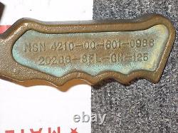Buse de tuyau de pompier en laiton vintage grande taille