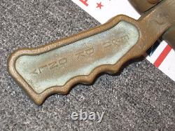 Buse de tuyau de pompier en laiton vintage grande taille