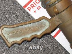 Buse de tuyau de pompier en laiton vintage grande taille
