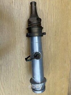 Buse de tuyau de pompier vintage, équipement d'ambulance, outil de 16,5 pouces de long