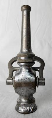 Buse en laiton de pompier vintage 8.75 Colt Équipement de lutte contre les incendies