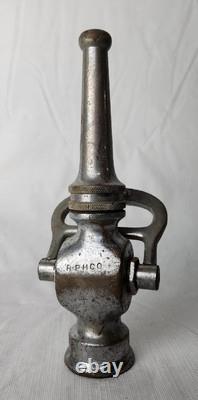 Buse en laiton de pompier vintage 8.75 Colt Équipement de lutte contre les incendies