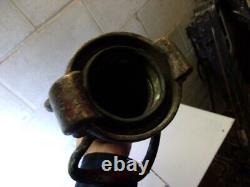 Buse en laiton vintage pour tuyau d'incendie Phil. Conn