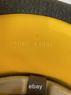 Casque De Chasse D'incendie Vintage Cairns & Bros Rescue N660c Avec Bouclier, Linge De Vêtements