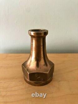 Collectable Rare Vintage Solid Brass Joblot Fire Hose Nozzle X 9 Winn Dixon Webb
