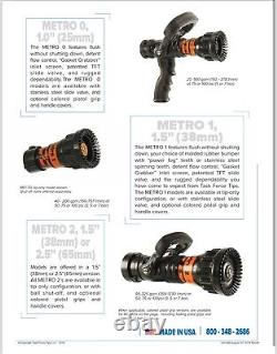 Conseils de la force opérationnelle -TFT-H574463 Buse METRO 1 avec poignée 1.5' F 150GPM @ 75PSI