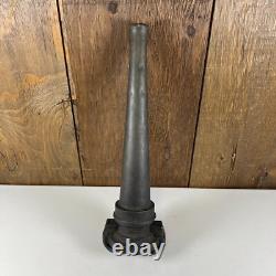 Douche de pompier en laiton vintage, J. H. Clay, Philadelphie, grande 17