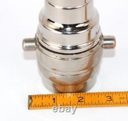 Douchette en laiton plaqué nickel vintage Équipement de lutte contre l'incendie antique