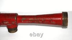 ELKHART MFG Buse de camion de pompiers GPM 95 Éducteur en ligne pour mousse, tuyaux, appareil des années 1940
