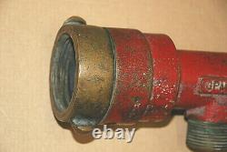 ELKHART MFG Buse de camion de pompiers GPM 95 Éducteur en ligne pour mousse, tuyaux, appareil des années 1940