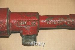ELKHART MFG Buse de camion de pompiers GPM 95 Éducteur en ligne pour mousse, tuyaux, appareil des années 1940