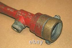 ELKHART MFG Buse de camion de pompiers GPM 95 Éducteur en ligne pour mousse, tuyaux, appareil des années 1940