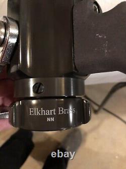 Elkhart Brass Fire Hose Nozzle, 1-1/2 In, Jaune, Sm-20fglp
