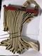 Elkhart Brass Mfg S-41 Support De Tuyau De Secours Incendie Avec Tuyau De 50' Et Buse, Vintage 1966