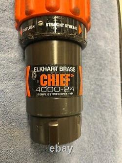 Embout de buse de tuyau d'incendie principal de gamme moyenne Elkhart Brass 4000-24