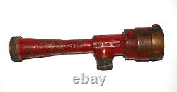 Embout de lance à incendie ELKHART MFG GPM 95 Mousse Éducateur en Ligne Tuyaux de l'appareil des années 1940