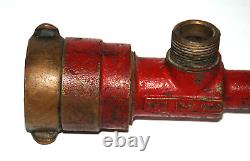 Embout de lance à incendie ELKHART MFG GPM 95 Mousse Éducateur en Ligne Tuyaux de l'appareil des années 1940
