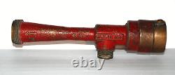 Embout de lance à incendie ELKHART MFG GPM 95 Mousse Éducateur en Ligne Tuyaux de l'appareil des années 1940