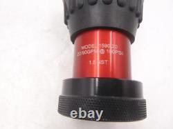 Embout de lance d’incendie Viper 1590-20 1-1/2 à double débit 100 PSI 20/90 GPM