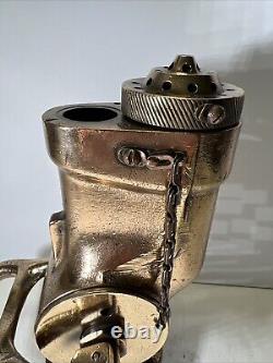Embout de tuyau d'incendie en laiton, brouillard de buse, société de brouillard 2 1/2 USN Anchor Military Waterfog VTG