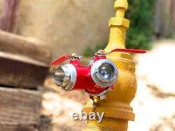Ensemble Maison Sûre contre le Feu Comprenant 1 Tuyau d'Attaque, Robinet de Borne, Clé, Buse