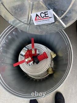Ensemble Maison Sûre contre le Feu Comprenant 1 Tuyau d'Attaque, Robinet de Borne, Clé, Buse